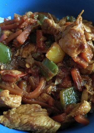 Kínai egytálétel étel recept fotója