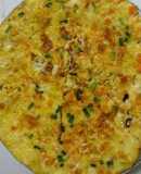 Trứng chiên rau củ sốt Mayonaise