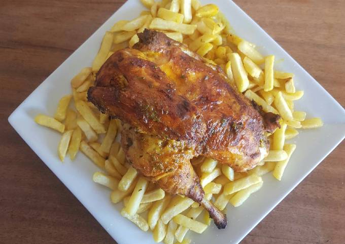 Poulet au four đ