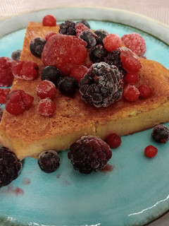 Una foto de Tarta de queso con plátano y leche condensada