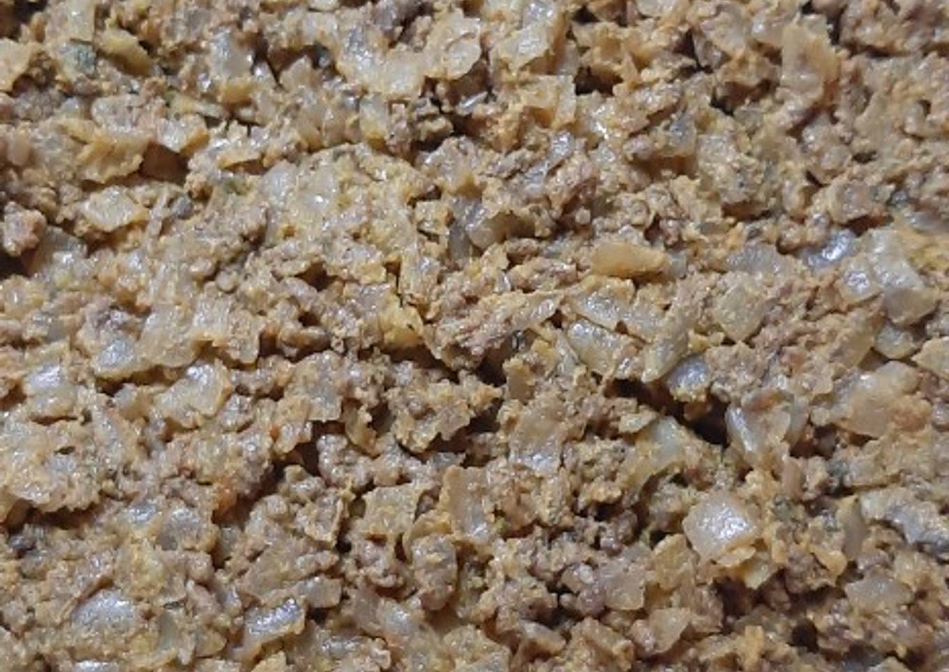 Picadillo de carne Menduco