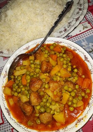 عکسی از دستور خورش نخود