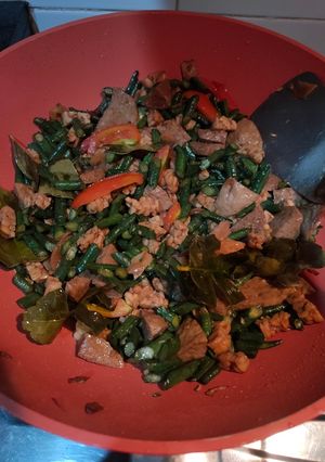 Foto resep Oseng KTB (kacang tempe bakso)