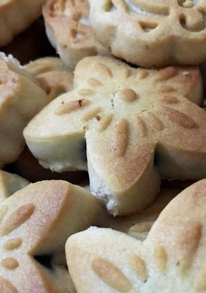صورة لوصفة معمول بالتمر بحليب مكثف محلى😋