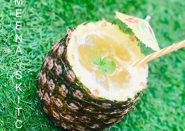 Recipe of Homemade Pineapple ginger drink
