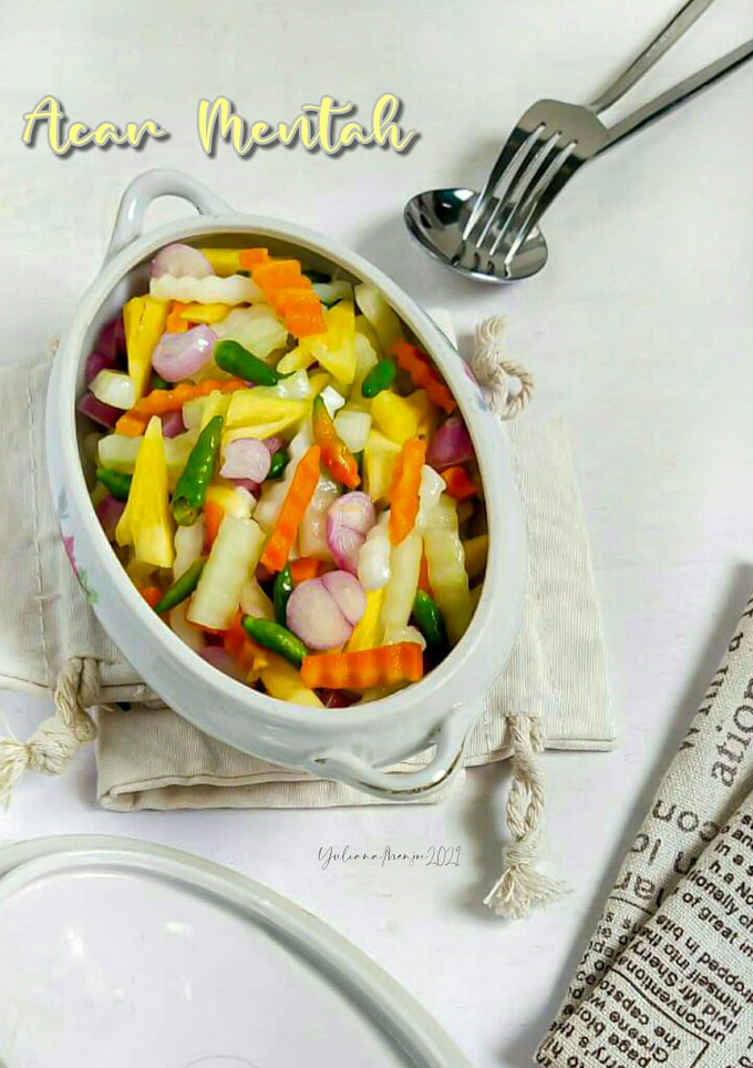 Foto resep Acar Timun Wortel Nanas (acar mentah)