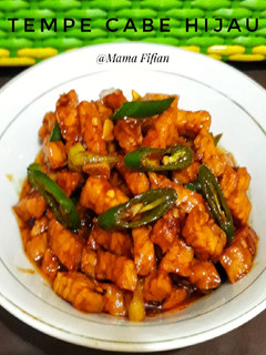 Foto resep Tempe Cabe Hijau