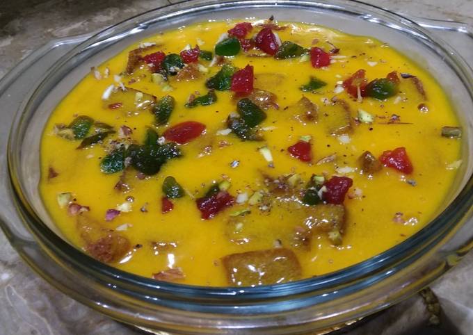 Steps to Make Award-winning Bread Custard Dessert