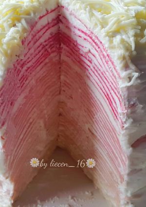 Foto resep Milecrepes Ombre Cream Cheese