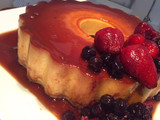 Flan de queso..GM e y f
