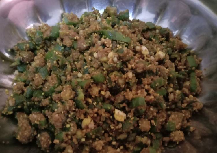 Resep Bendi Tumis Kacang Tanah Cara Saya 👍👩‍🍳, Bisa Manjain Lidah