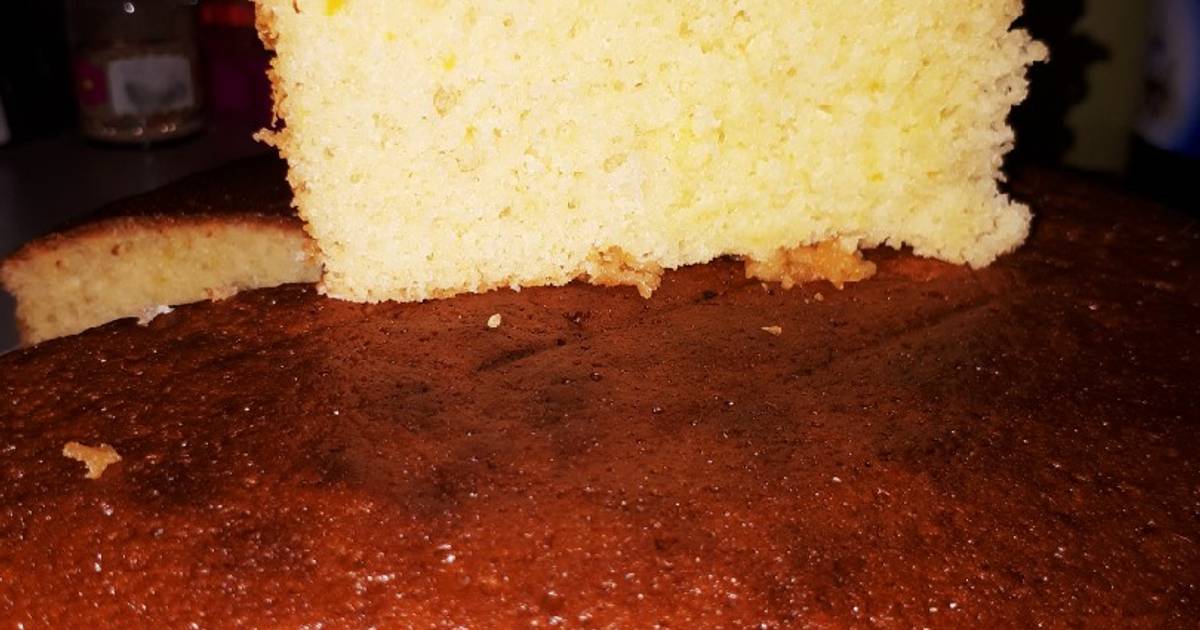 Torta fácil con jugo y pulpa de naranja Receta de AngieDau- Cookpad