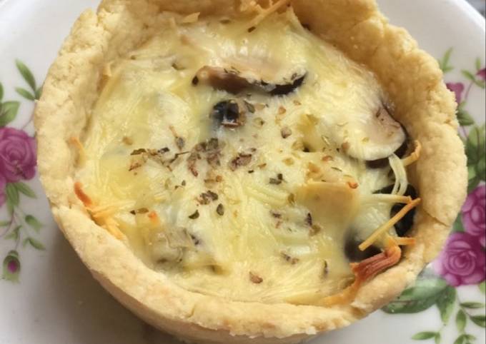 Quiche Spinach Mushroom