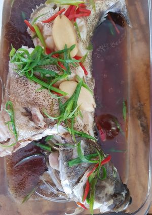 Foto resep Ikan tim kecap