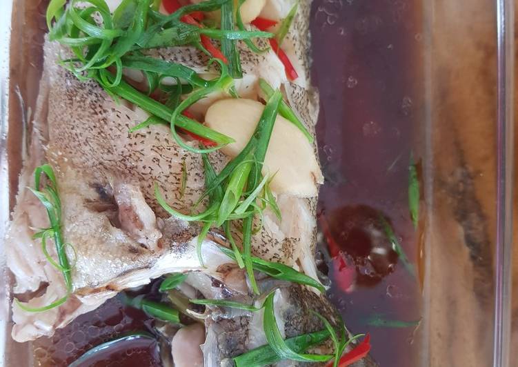 Resep Ikan tim kecap Anti Gagal