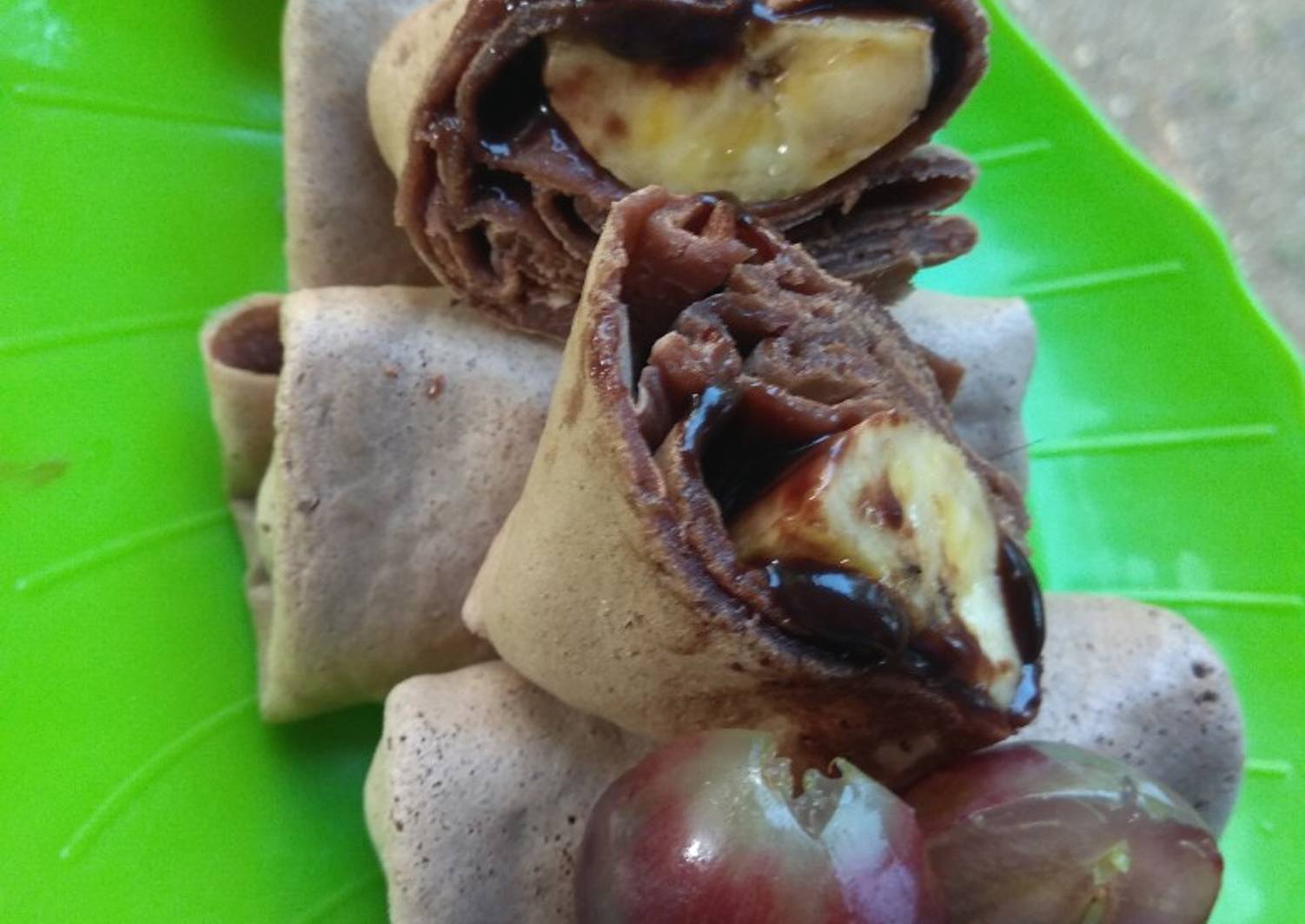 Resep Dadar gulung pisang coklat oleh Shanty Ruswandi - Cookpad