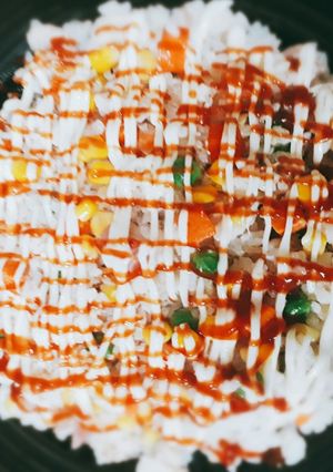 A picture of Tuna Salad with Double Sauce Rice.