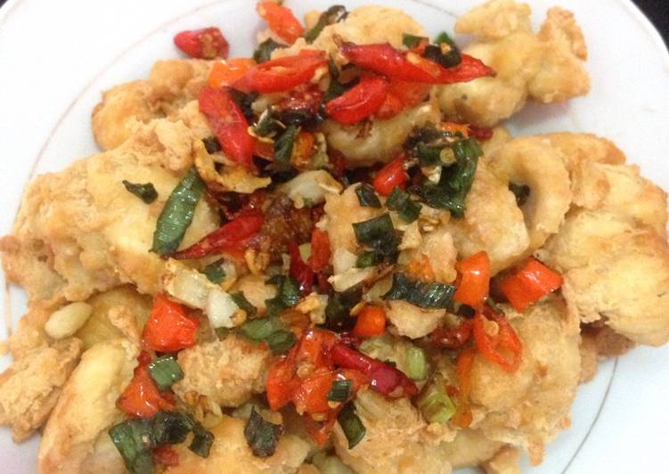 Tahu crispy cabe garam