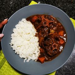 A picture of Super Tasty Oxtail Stew.