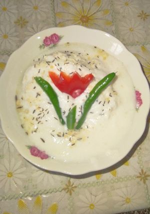 عکسی از دستور ماست چکیده طعم دار