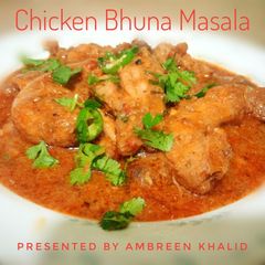 A picture of Chicken Bhuna Masala.