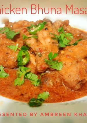 A picture of Chicken Bhuna Masala.