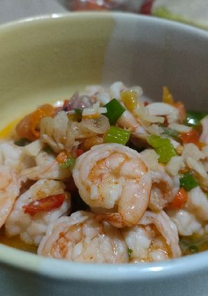 Foto resep Udang asam manis