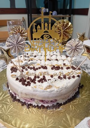 Foto di Torta alla frutta e cioccolato