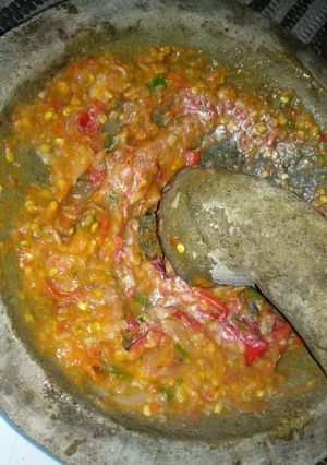 Foto resep Sambal pecel lele #BikinRamadhanBerkesan