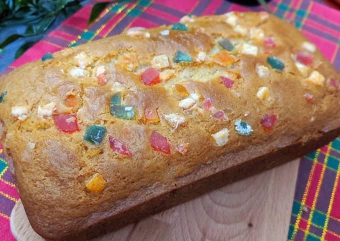 Recipe of Favorite Eggless tutti fruiti cake