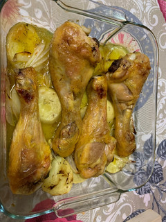 Una foto de Jamoncitos de pollo al horno