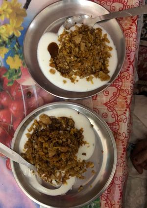 A picture of Aloo  chaat.