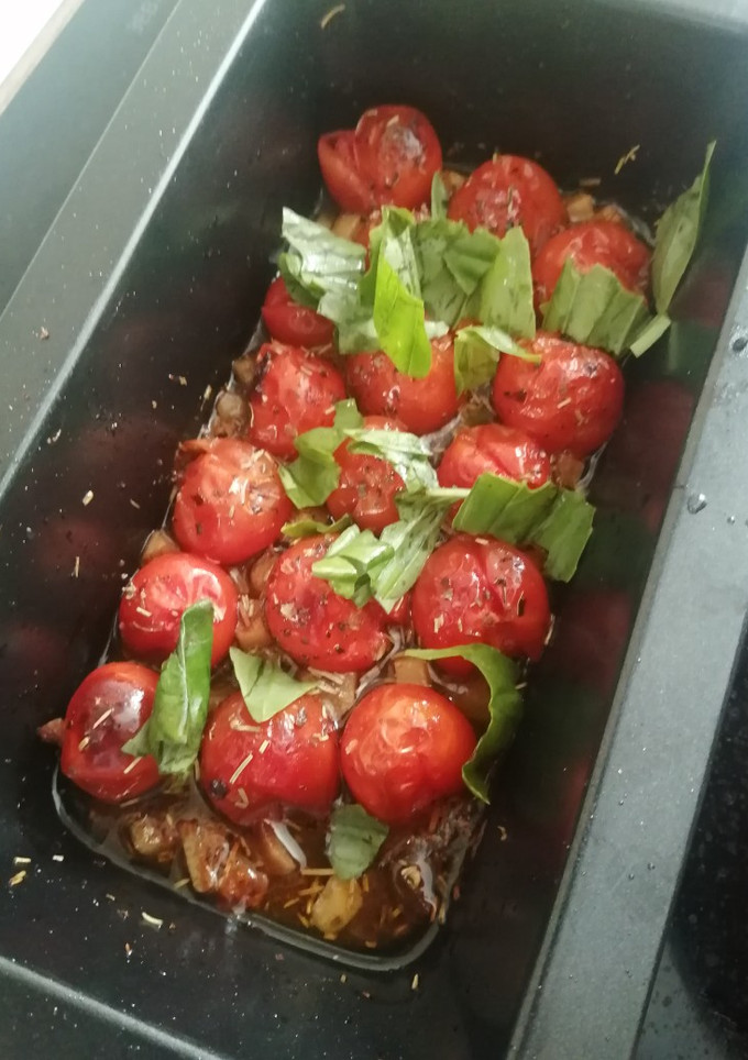 Una foto de Tomate cherry al horno