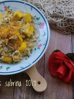 Foto resep Tumis toge tahu telur asin #pr_recookmasakanberawalanT
