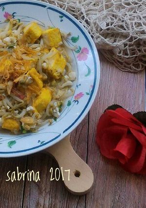Foto resep Tumis toge tahu telur asin #pr_recookmasakanberawalanT