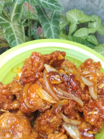 Cara Gampang Membuat Resep Ayam karage saus mentega yang Lezat Anti Ribet, Lezat