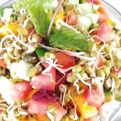 A picture of Sprout Moong Salad.