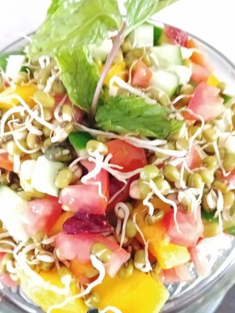Easy Steps to Make Recipes Sprout Moong Salad the Delicious Perfect.