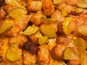 A picture of bacon potato casserole