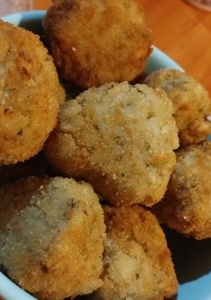 Una foto de Bocadillos de arroz rebozados