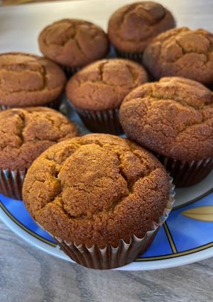 Gluténmentes sütőtökös muffin recept fotója