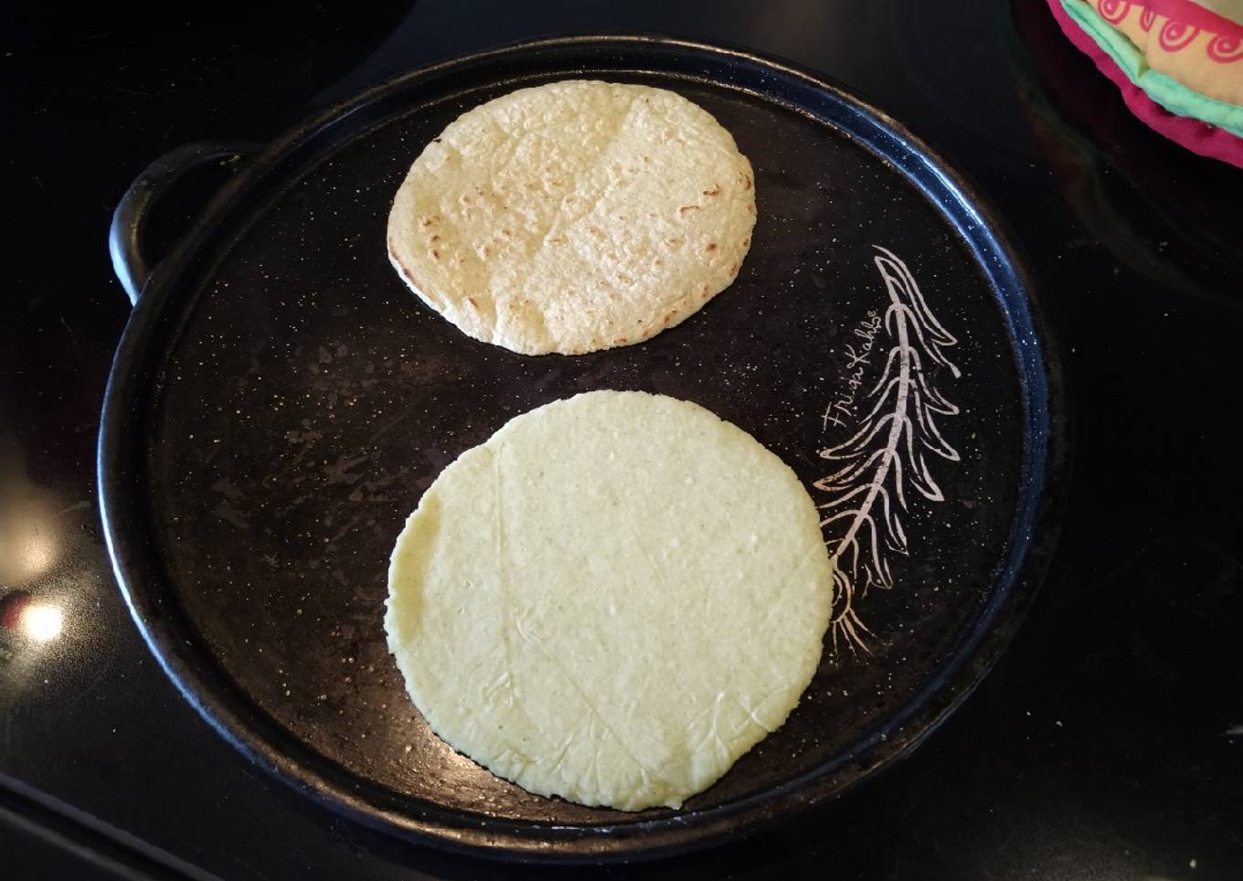 Tortillas de nopal y maíz