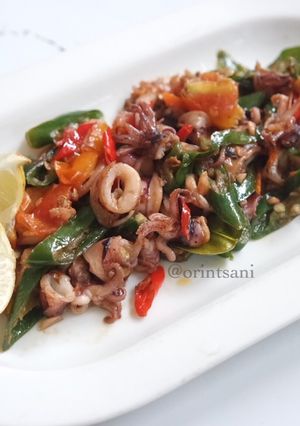Foto resep Tumis Cumi Cabe Ijo