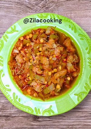 Foto resep Sayur Campur Campur Chili Oil