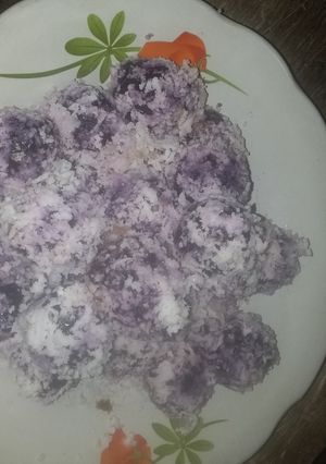 Foto resep Klepon ubi ungu ala anak SD