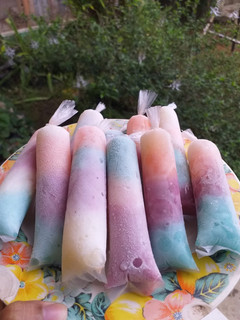 Foto resep Es lilin pelangi 🌈 || Es jelly susu