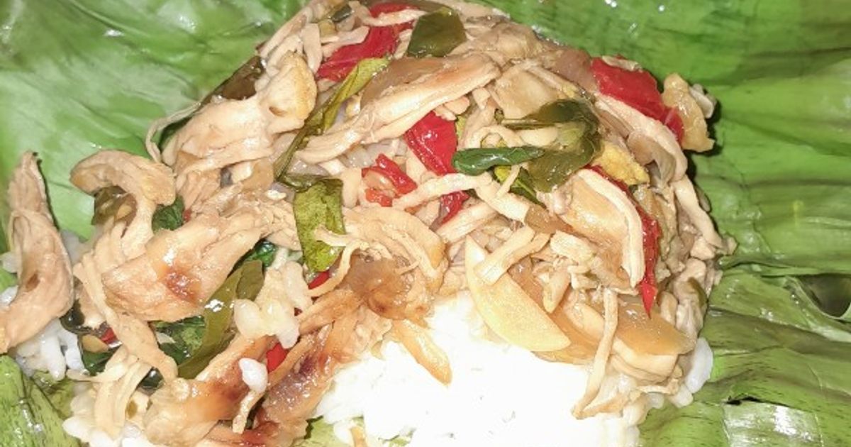 Nasi Bakar Ayam Suwir