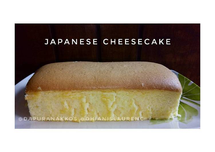 Resep Japanese cotton cheesecake super lembut hemat 6 telur Anti Gagal