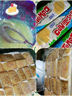Una foto de Pavé de milk biscuit y mousse de limon
