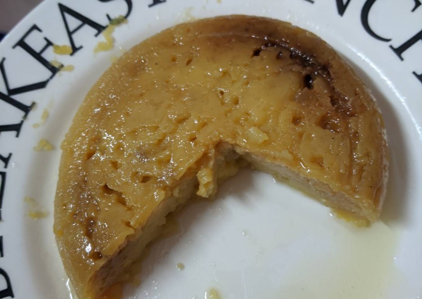 Flan en el microondas